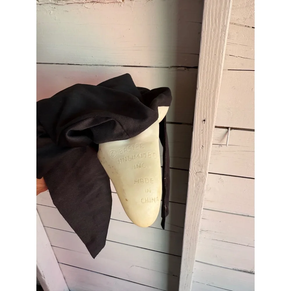 Vintage Scream Ghostface Mask Easter Unlimited Inc Horror Movie Halloween Black
